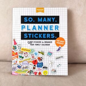 So. Many. Planner Stickers. Book.